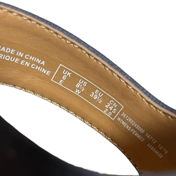 Clarks Reedly Juno blue Velcro wedge sandals size 8.5W - Picture 7 of 11